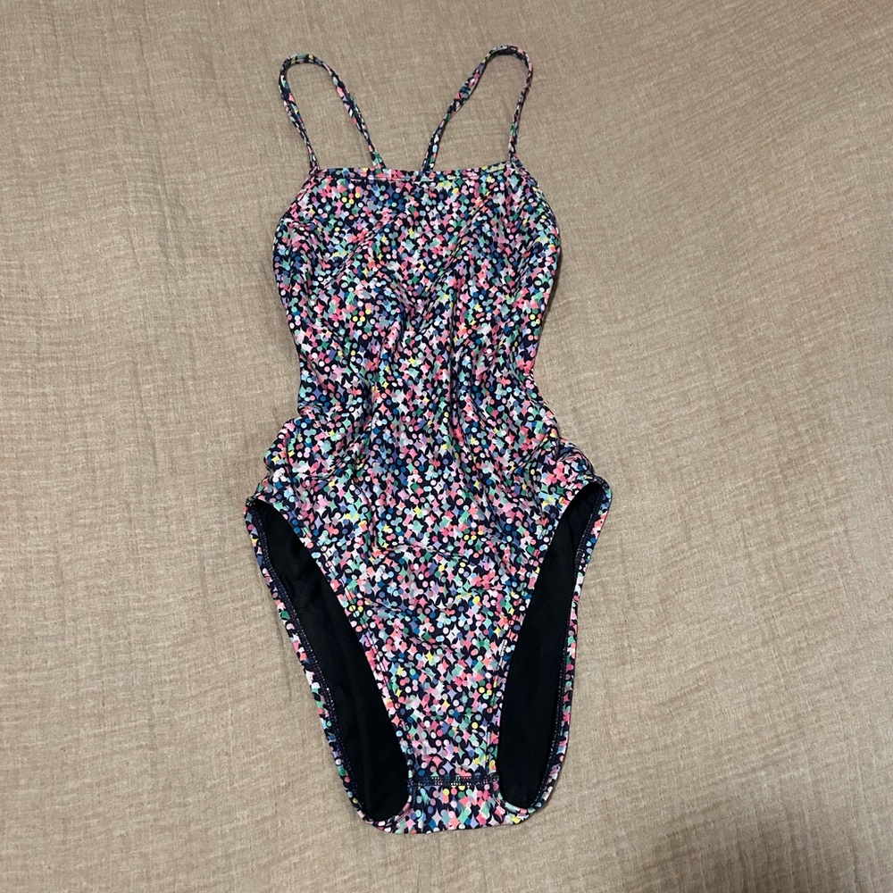 JOLYN “BRANDON” SWIMSUIT RETIRED STAR MULTI COLORED Print onesie  SIZE 28